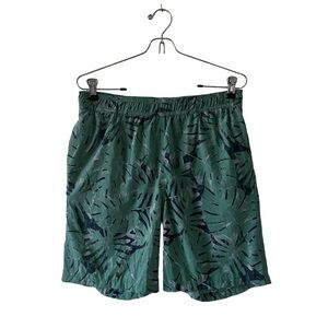Kirkland Signature Sage and Navy Blue Swim Trunks sz Small